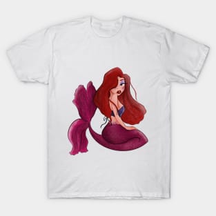 Jessica rabbit mermaid T-Shirt